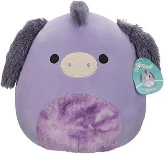 Deacon Purple Donkey With Tie-Dye Belly Squishmallows Plush