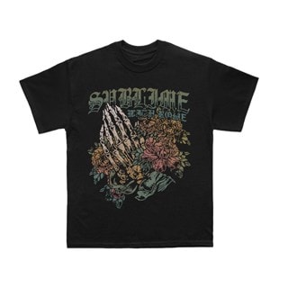 Praying Hands Sublime With Rome Black Tee
