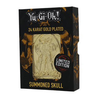 Yu-Gi-Oh! Summoned Skull 24K Gold Plated Ingot Collectible