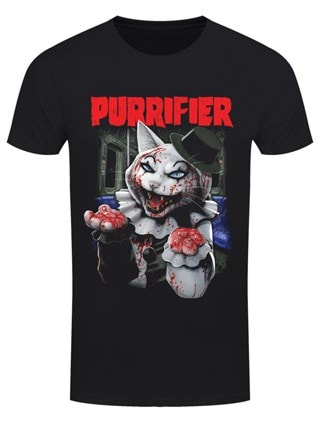Purrifier Horror Cats Black Tee
