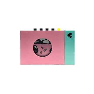 We Are Rewind Edith Pink Portable Bluetooth Cassette Player
