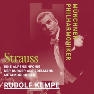 Strauss: Eine Alpensinfonie/Der Bürger Als Edelmann/Metamorphosen