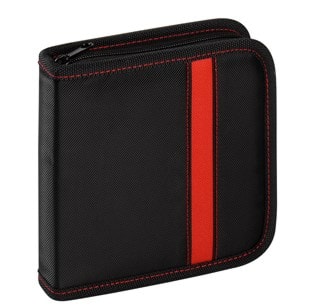 Vivanco 24 CD Wallet Black/Red