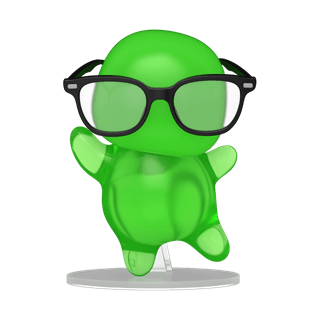 Flubber With Glasses (Translucent) 1834 Flubber Funko Pop Vinyl