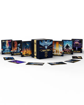 Star Trek: The Original Motion Picture Collection 4K Ultra HD SteelBook Library Case (1-6)
