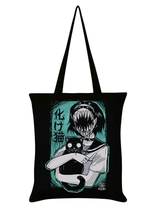 Bakeneko Pinku Kult Tote Bag