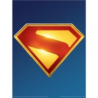 2025 Logo Superman 30cm x 40cm Print