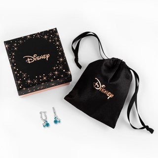 March Mickey & Minnie Birthstone Hoop Earrings