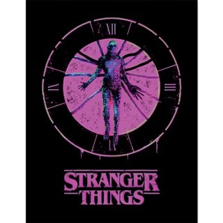Vecna Clock Stranger Things 5 30cm x 40cm Framed Print