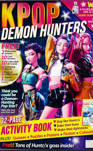 K-Pop Demon Hunters Activity Book Magazine