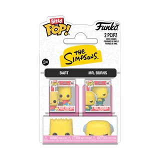 Bart Simpson & Mr. Burns The Simpsons Funko Pop Bitty 2 Pack