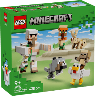 Chicken Jockey Desert Attack Minecraft LEGO