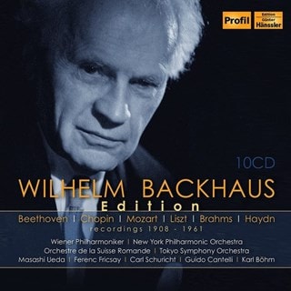 Wilhelm Backhaus: Edition: Recordings 1908-1961