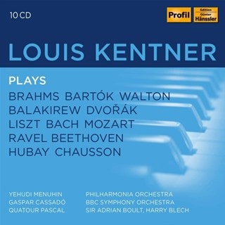 Louis Kentner Plays: Brahms/Bartok/Walton/Balakirev/Dvorak/...