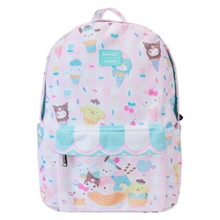 Hello Kitty Full-Size Nylon Backpack Loungefly