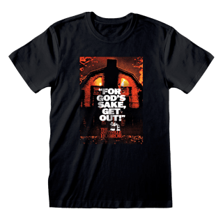 Amityville Horror For Gods Sake Black Tee