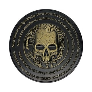 Elder Scrolls IV Oblivion Dark Brotherhood Medallion