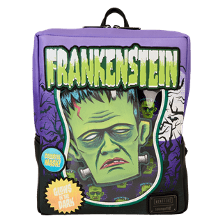 Frankenstein Neon Mask Universal Monsters Loungefly Mini Backpack