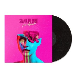 Pink Elephant - Black Glitter Vinyl
