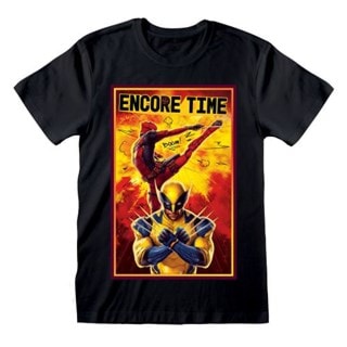 Encore Time Black Deadpool 3 Deadpool & Wolverine Tee