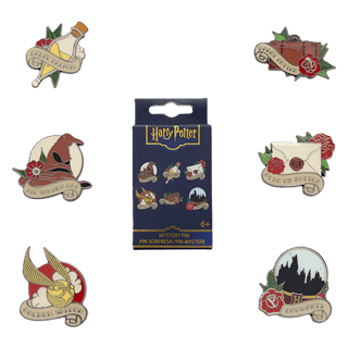 Tattoo Art Harry Potter Loungefly Blind Box Enamel Pin
