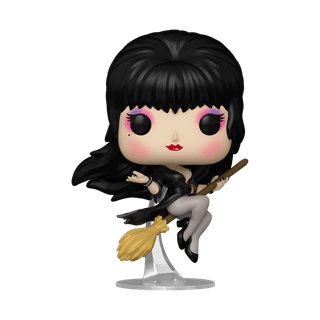 Elvira On Broom 93 Elvira Mistress Of The Dark Funko Pop Vinyl