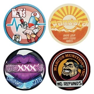 Set Of 4 Borderlands Coasters