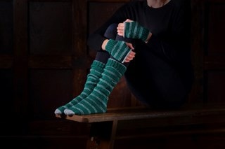 Slytherin Mittens & Slouch Socks: Harry Potter Knit Kit