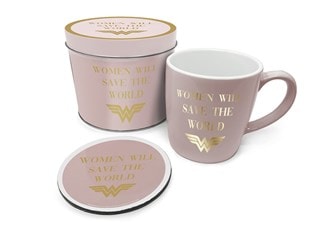 Wonder Woman: Women Will Save The World Mug Gift Set in Tin