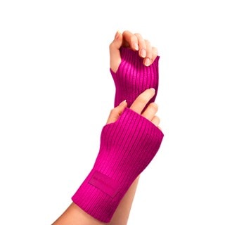 Case&Me Wooly Pink Fingerless Arm Warmers