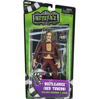 Beetlejuice Red Tuxedo Neca Scale Action Figure