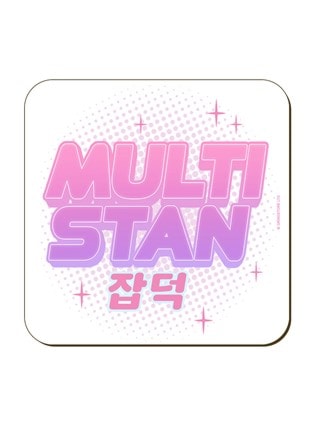 Multi Stan K-Pop Coaster