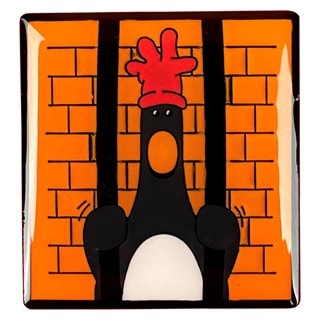 Feathers McGraw Jail Wallace & Gromit Pin Badge