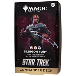 Star Trek Commander Deck Klingon Fury Magic The Gathering Trading Cards