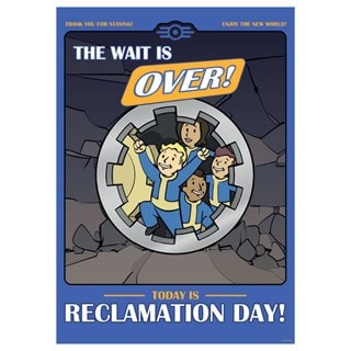 Reclamation Day Fallout A3 Wall Art