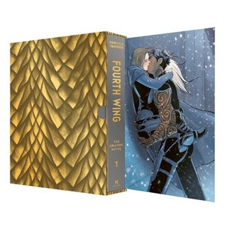 Fourth Wing Vol. 1 (The Empyrean Series) Deluxe Edition Hardback Graphic Novel By Rebecca Yarros