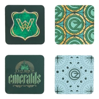 Wicked Embossed Metal Coasters