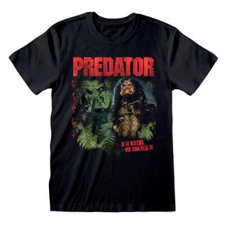 Retro Montage Predator Black Tee