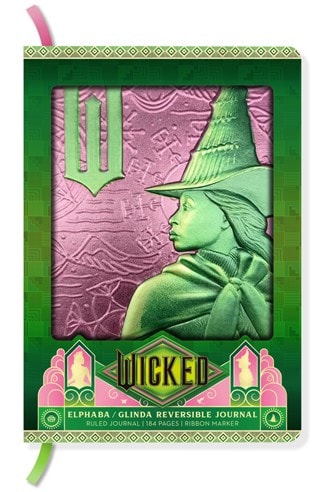 Wicked Emerald City Sculpted Reversible Journal