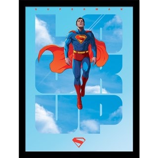 Look Up Superman Framed 30cm x 40cm Print