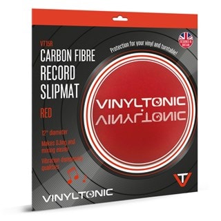 Vinyl Tonic Red Carbon Fibre Slipmat