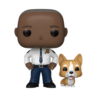 Captain Ray Holt With Cheddar 1626 Brooklyn Nine-Nine Funko Pop Vinyl