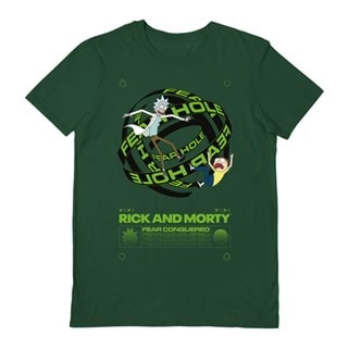 Rick & Morty Fear Hole Dark Green Tee
