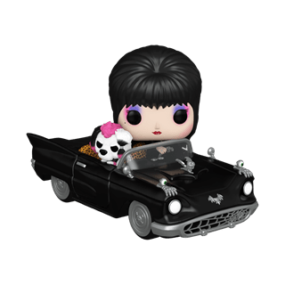 Elvira and Gonk with Macabre Mobile 311 Elvira Funko Pop Vinyl Ride Deluxe