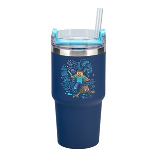 Minecraft Gamer Metal Travel Mug