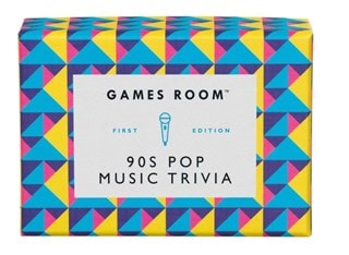 90s Pop Music Trivia Card Game