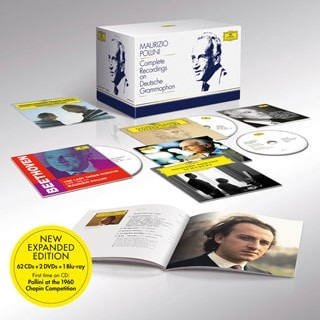 Maurizio Pollini: Complete Recordings On Deutsche Grammophon - 62CD + 2DVD + 1 Blu-Ray