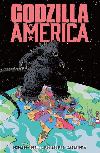 Godzilla Vs. America Paperback IDW Graphic Novel