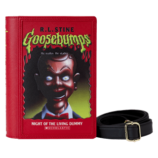 Slappy Book Cover Crossbody Bag Goosebumps Loungefly
