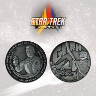 Star Trek Captain Kirk And Gorn Limited Edition Coin
